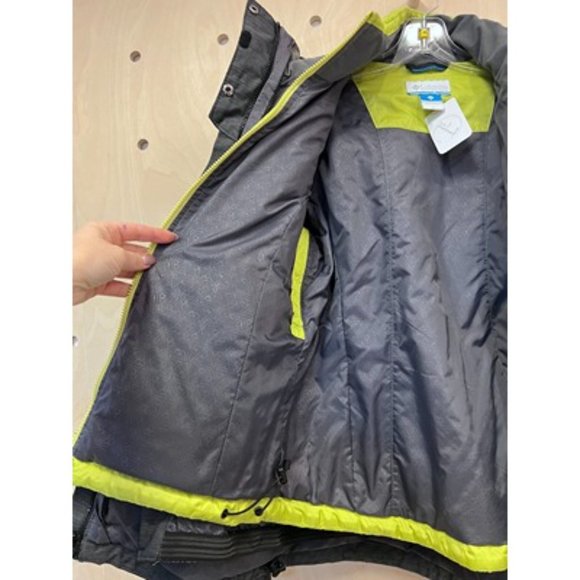 Columbia Sports Company Omni Tech Charcoal Gray Interchange Parka Jacket Size M - Picture 10 of 16